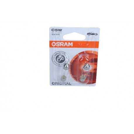 Bec tubulară C5W 12V/5W 11x35mm SV8,5-8 original 12V blister 2 bucăți C5W