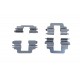 Set instalare plăcuțe frână Ford Galaxy/Mondeo/S-Max 2006-2015 MBA1712