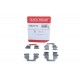 Set instalare plăcuțe frână Ford Galaxy/Mondeo/S-Max 2006-2015 MBA1712