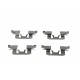 Set instalare plăcuțe frână Mazda față 2 07-15