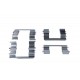 Set instalare plăcuțe frână Hyundai H-1 2,5 CRDI față 2008-
