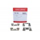 Set instalare plăcuțe frână Toyota Corolla 1.4-2.0 D-4D 02-07