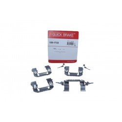 Set instalare plăcuțe frână Nissan pentru Murano/Navara/Pathfinder/Qashqai 2005-