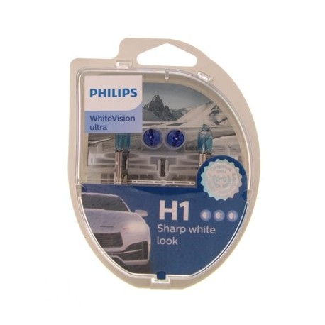 Bec H1 WhiteVision Ultra P14,5s 12V 55W Set 2 bucăți 5742673