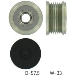 Piesă fulie alternator Peugeot GA759.01