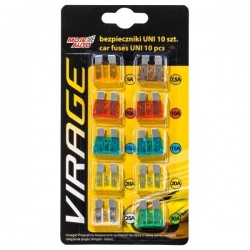 Set siguranțe auto lamelare 10 buc.