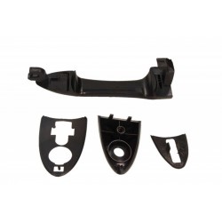 Mâner ușă Ford Focus 00- Stânga/Set spate fără încuietoare negru