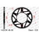 Pinion antrenat spate motocicletă. Oțel negru