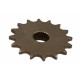Pinion antrenare față motocicletă, oțel