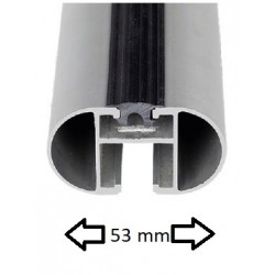 Bare transversale din aluminiu pentru portbagaj de plafon Aero 1,2 m cu încuietoare (set 2 buc.) 6112