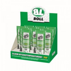 Set siliconic rezistent la temperaturi înalte 80ml negru / Boll / 11 buc.