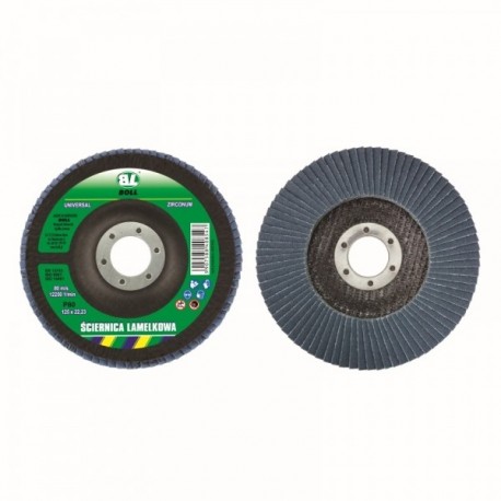 Discur abraziv cu lamelă 125x22-95A-P80 (1 buc.)