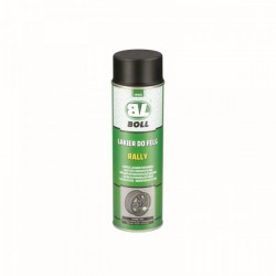 Lac acrilic 500 ml în aerosol negru mat pentru jante auto / Boll