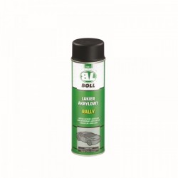 Lac acrilic 500 ml în aerosol mat rally negru / Boll