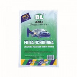 Folie de protecție HDPE grosime 0,007 mm 4 m x 7 m (28 m2) / Boll / cutie 40 buc.