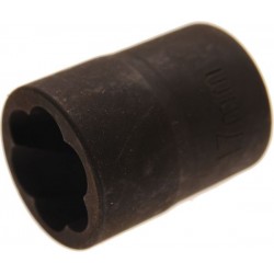 Adaptor 1/2 extractor 17 mm pentru șuruburi deteriorate și uzate
