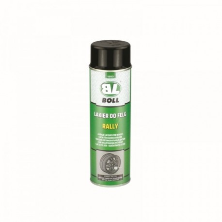 Lac acrilic 500 ml în aerosol negru lucios pentru jante auto / Boll