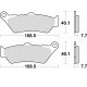 Plăcuțe de frână metalice față auto