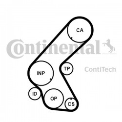 Set distribuție Opel Astra/Corsa/Meriva/Zafira 1.7 CDTI 07- VKMA 05608