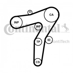 Curea de distribuție Opel Insignia 2.0 Turbo 08- 193 dinți 5636487