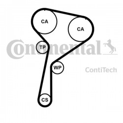 Set distribuție Renault 1.5 DCI 119 dinți 09- PK09651