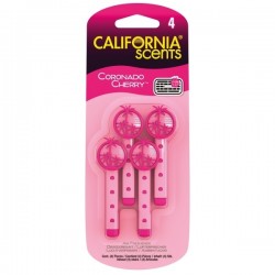Odorizant California Scents Vent Sticks pentru ventilație - Coronado Cherry (4 buc.)
