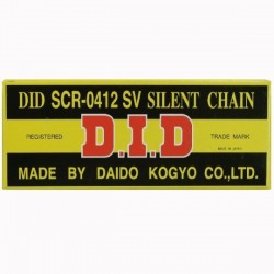 Lanț de distribuție moto. DID SCR0412SV (nituit)