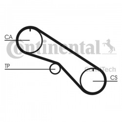 Curea de distribuție Honda 1,6-1,7 104Z CT1082