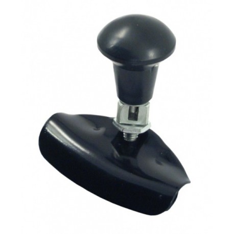 Buton rotativ negru pentru volan articulat