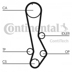 Curea de distribuție Lexus IS200 99- 1356870080