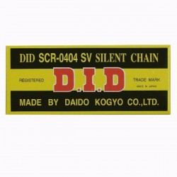 Lanț de distribuție moto DID SCR0404SV (nituit)