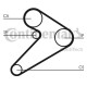 Curea de distribuție Mitsubishi 2,3/2,5D MD134377
