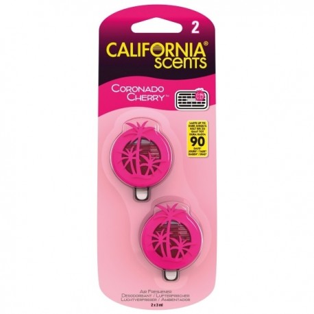 Odorizant California Scents Vent Mini Membrană pentru Ventilație - Coronado Cherry 3ml