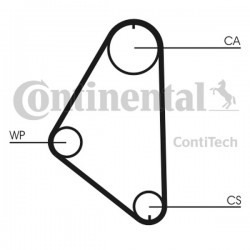 Curea de distribuție Opel 1,4-1,6 104Z PI 104 SP 170