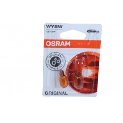 Bec halogen WY5W 12V/5W W2,1X9,5D (sticlă întreagă) Original 12V blister 2 bucăți WY5W