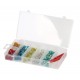 Set siguranțe mini, 121 buc: 5A, 10A, 15A, 20A, 25A, 30A OK031004