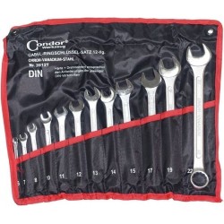Chei inelare plate 6-22 mm, set 12 buc.