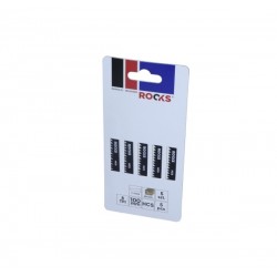 Pânză de ferăstrău pendular HCS, tip T, lemn, 8 TPI x 100 mm, set 5 bucăți OK034503