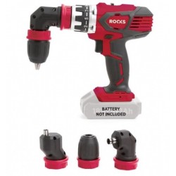 Bormașină cu percuție și mandrine unghiulare interschimbabile, 18V AQ-ONE, 58 Nm, fără baterie OK034031