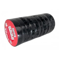 Bandă izolatoare electrică, neagră 0,13 mm x 12 mm x 10 m