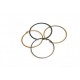 Set de segmenți de piston moto. scuter GY6-80 4T 47mm STD00313