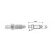 Aerator frână M8 x 1 S9 lungime 33,5