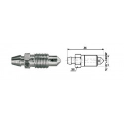 Aerator frână 5/16 x 24UNF S8 lungime 26