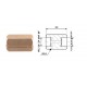 Conector conducte frână 7/16x24 UNF DF + 7/16x24 UNF DF
