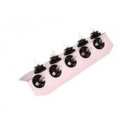 Bec BAX 12V/1,2W 8,4D negru (cu soclu plastic) set 10 bucăți (fără ECE) 0170283000