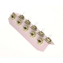 Bec cu filament BAX 12V/2W 8,4D verde deschis (cu soclu plastic) 10 buc. (fără ECE) 0170543000