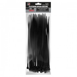 Colier plastic 7,6x300 (1 pachet 50 buc) negru