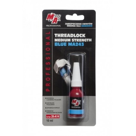 Agent de blocare a filetului mediu 10ml albastru - mediu MA243 / MA Professional