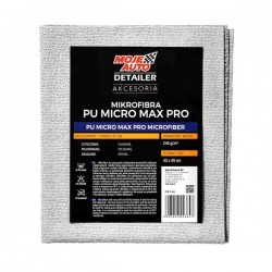 Microfibră PU Micro Max Pro 245g/m2 49x43cm / pentru suprafețe din sticlă și lăcuite / Moje Auto Detailer
