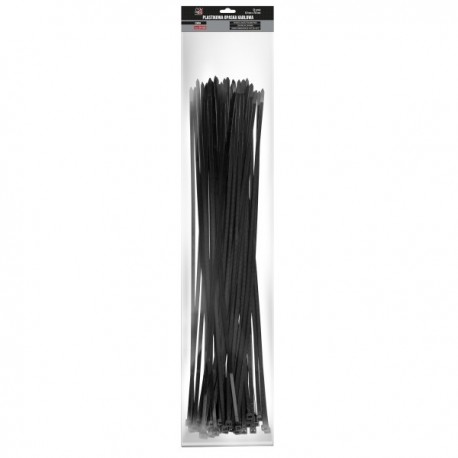 Colier din plastic 9x750 (1 pachet 50 buc) negru